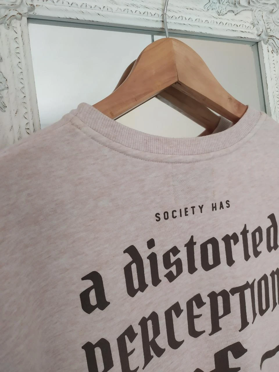Mattelsa Sweatshirt Surdimensionné Déclaration Crème Femme S Coton – photo 12